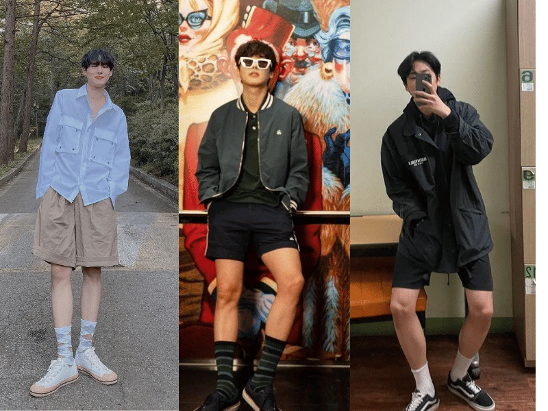 9 Daily Outfit Short Pants ala Choi Byungchan eks VICTON, Hits Abis!