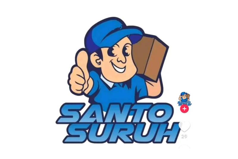 Pria membuka jasa suruhan apa saja yakni Santo Suruh sudah mulai jasanya sejak 2019 (TikTok.com/Santo Suruh)