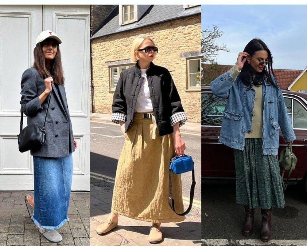 15 Inspirasi Casual Long Skirt untuk Hijab-Friendly, Simple!