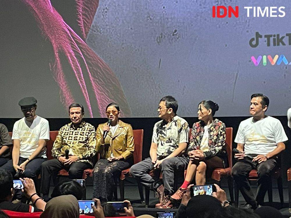Konferensi pers film Tuhan, Izinkan Aku Berdosa (IDN Times/Erfah Nanda)