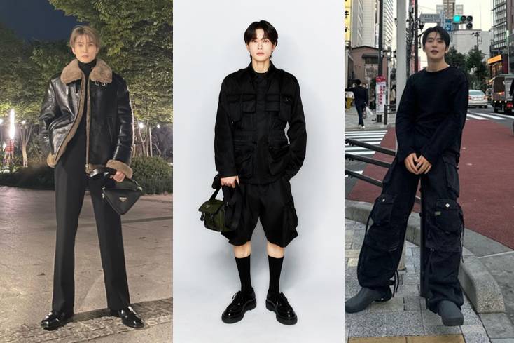 inspirasi black outfit ala Jaehyun NCT (instagram.com/_jeongjaehyun)