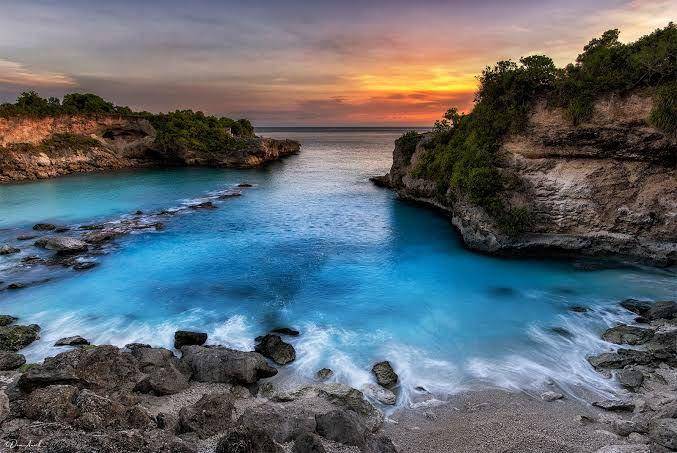 Sunset di Blue Lagoon (Diskova Bali)
