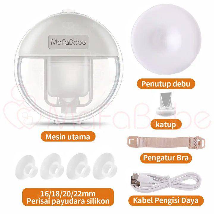 mafababe wearable handsfree breast pump (shopee.com/Mafababe Mall Shop)