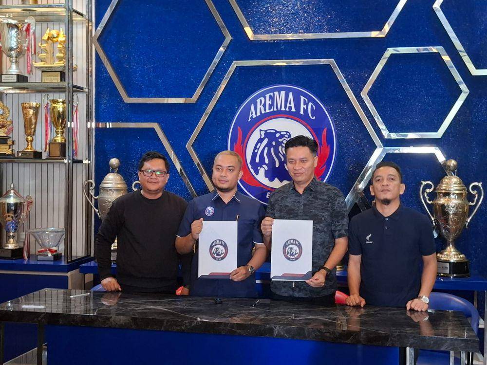 Kerjasama antara Arema FC dan Etams Indonesia. (IDN Times/Rizal Adhi Pratama)