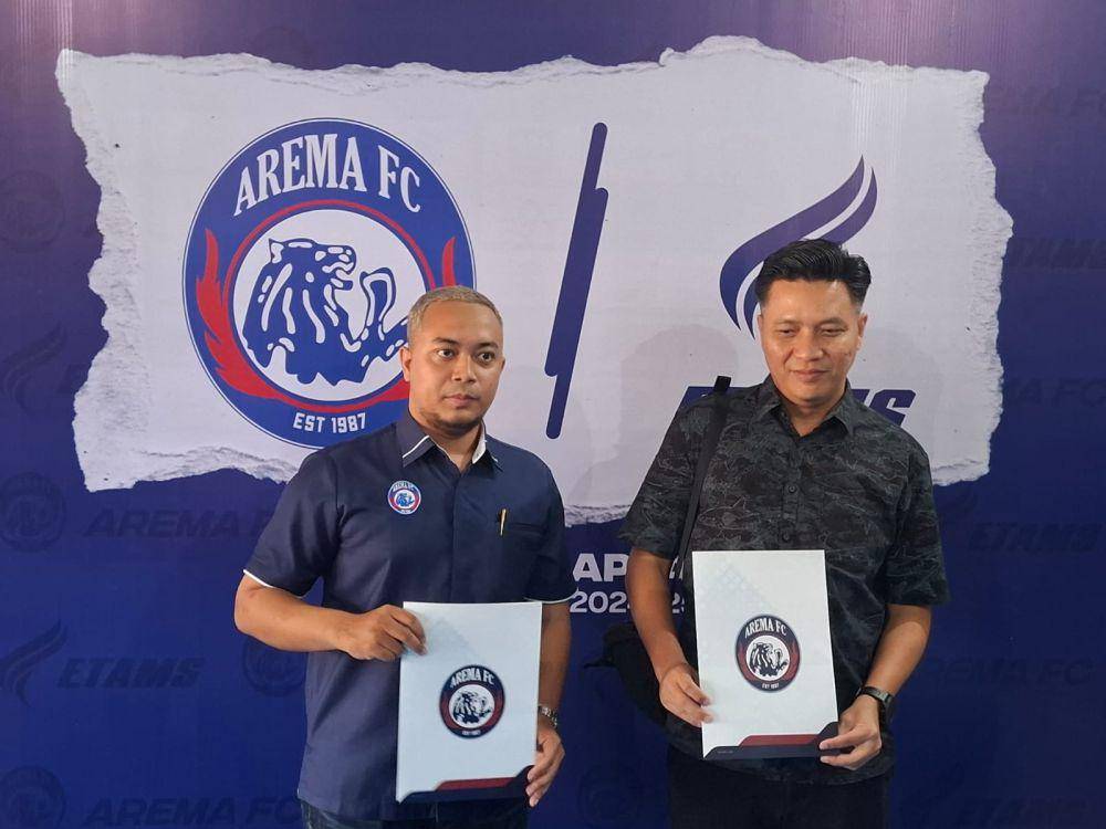 Kerjasama antara Arema FC dan Etams Indonesia. (IDN Times/Rizal Adhi Pratama)