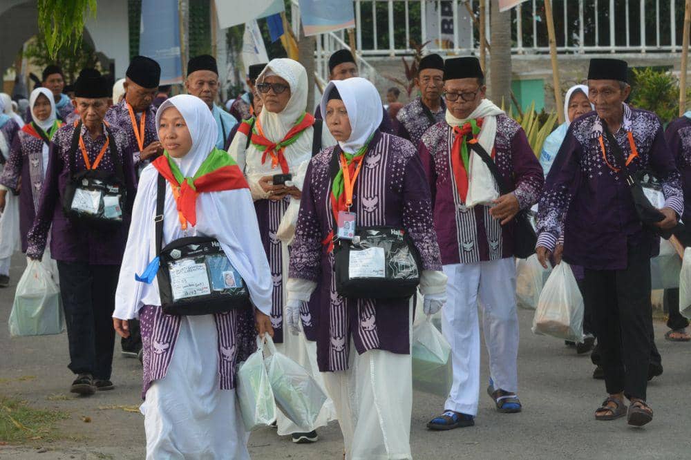 Jemaah calon haji Embarkasi Lombok. (dok. PPIH Embarkasi Lombok)