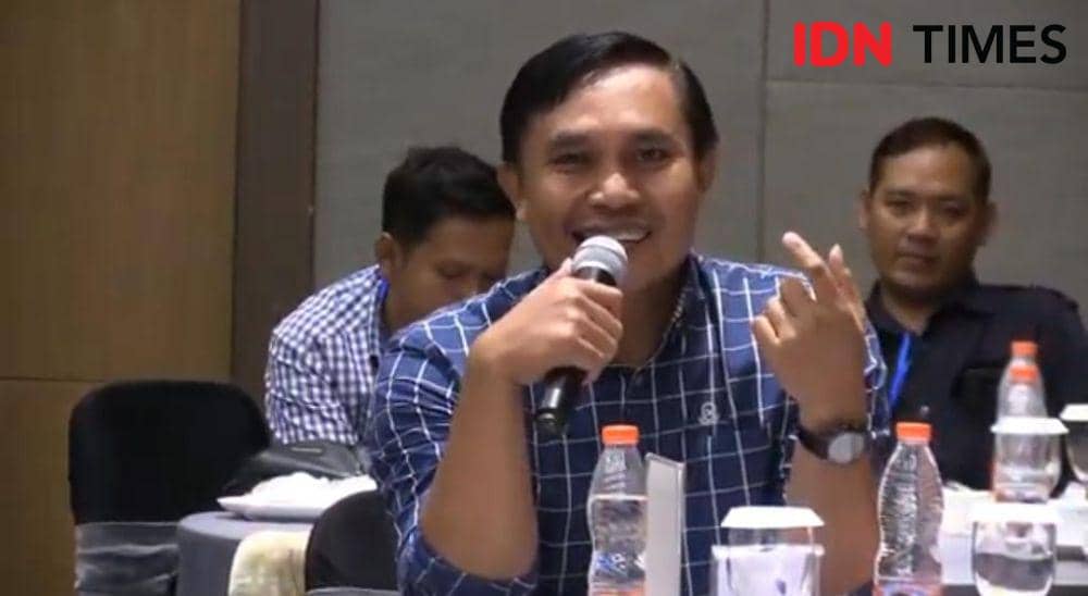 Ketua IJTI NTB Riadis Sulhi. (IDN Times/Muhammad Nasir)