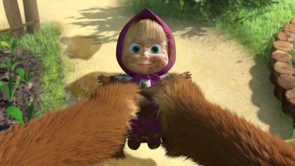 ilustrasi animasi Masha and The Bear (dok. Apple TV)