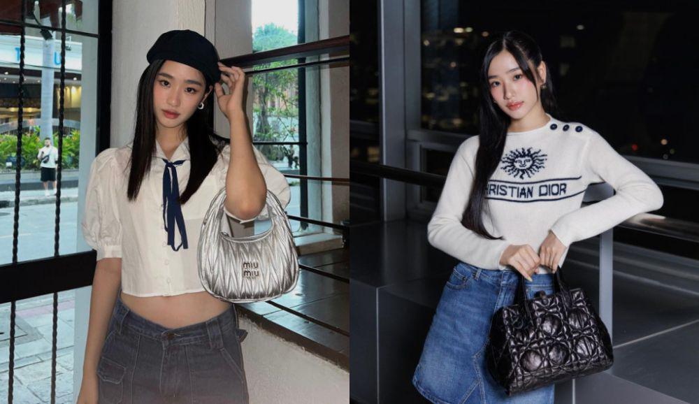 9 Styling Outfit Hangout ala Tu Tontawan, Modis dengan Handbag!