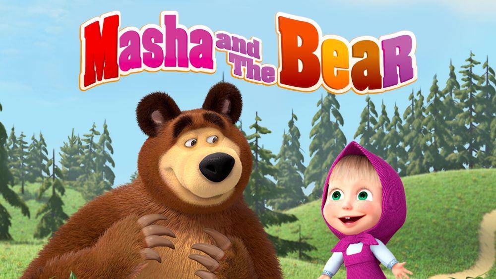 ilustrasi animasi Masha and The Bear (dok. Prime Video)