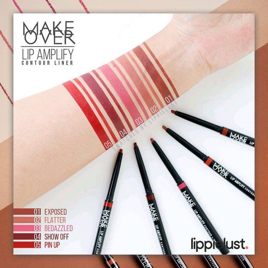 produk Make Over Lip Amplify Contour Liner (tokopedia.com/Make Over Official Shop)