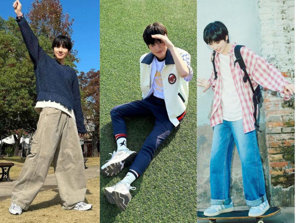 7 Inspirasi Outfit Traveling ala Sakuya NCT WISH, Fresh nan Cheerful!