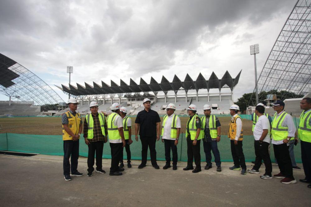 Menpora Yakin Renovasi Stadion Harapan Bangsa Tuntas Juli