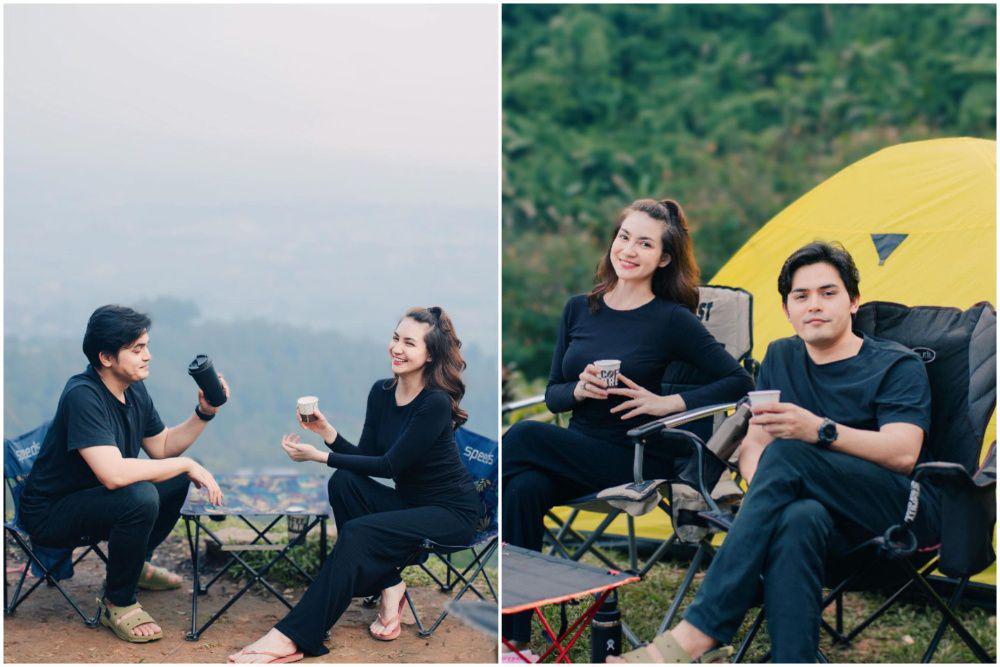 7 Potret Alessia Cestaro dan Fandy Ngopi dari Atas Bukit