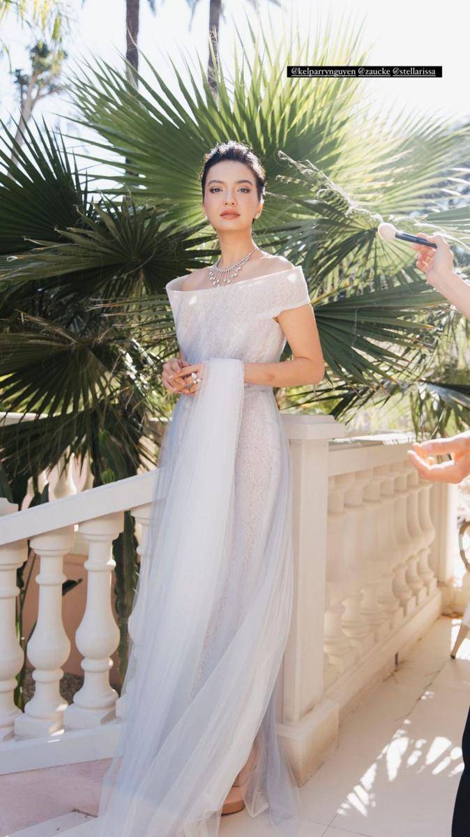 Gaya Raline Shah di Festival Film Cannes. (instagram.com/ralineshah)