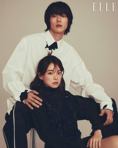 Jang Ki Yong dan Chun Woo Hee (Elle)