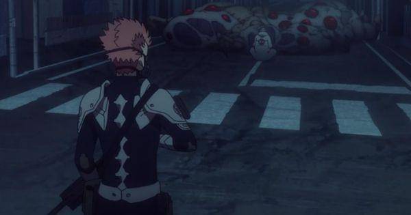 Salah satu anggota pasukan menemukan pelaku insiden tes Pasukan Pertahanan ( Dok. Production I.G / Kaiju No. 8 )