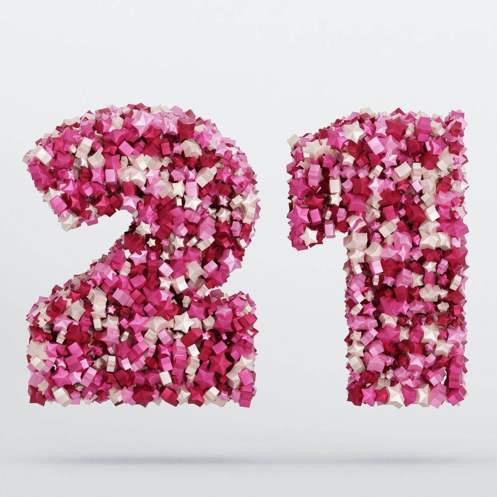 Ilustrasi angka 21. (Pixabay.com/Alexas_Fotos)