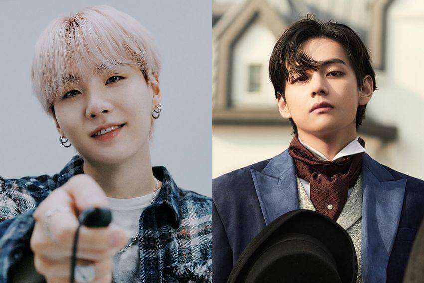 V dan Suga BTS (instagram.com/bts.bighitofficial)