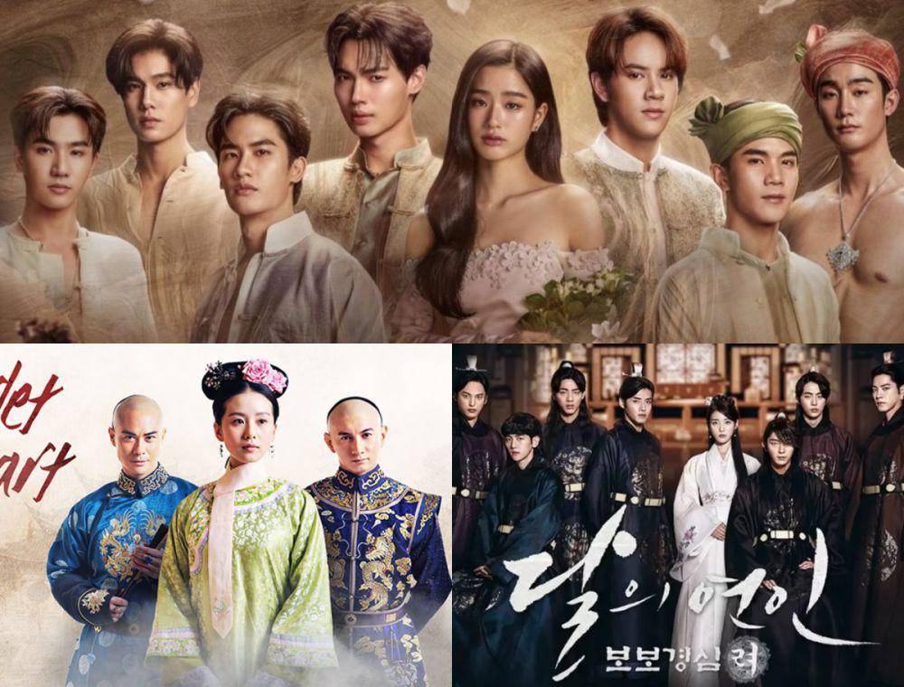 kolase poster Scarlet Heart versi Thailand, China, dan Korea Selatan (dok. GMMTV/Scarlet Heart Thailand | dok. iQiyi/Scarlet Heart | dok. SBS/Moon Lovers: Scarlet Heart Ryeo)