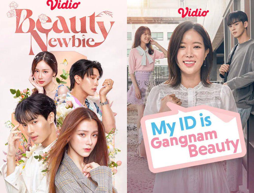 kolase poster My ID is Gangnam Beauty versi Thailand dan Korea Selatan (dok. GMMTV/Beauty Newbie | dok. JTBC/My ID is Gangnam Beauty)