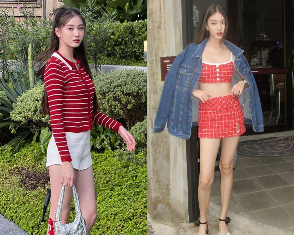 9 Ide Outfit Nuansa Merah ala View Benyapa, Stunning Abis!