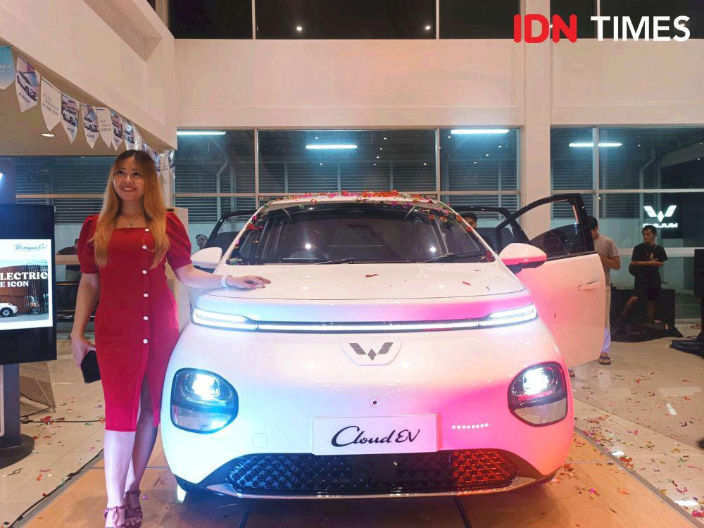 Mobil Listrik Inspirasi dari Awan Cloud EV Mengaspal di Lampung