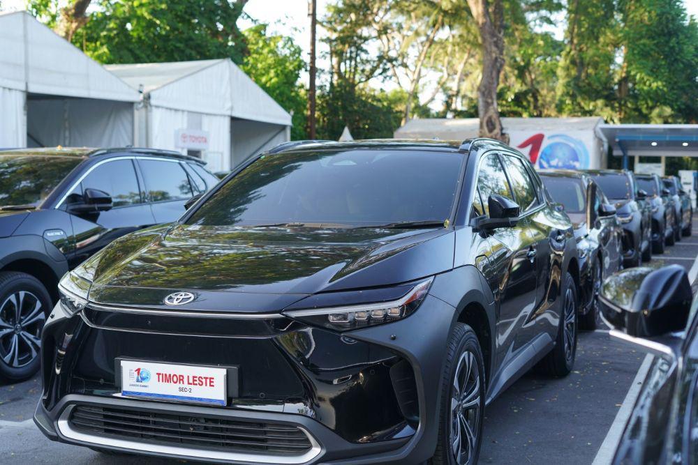 Toyota Terjunkan 130 Unit bZ4X di Ajang World Water Forum 2024