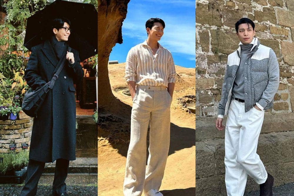 7 Ide Outfit Traveling ala Wi Ha Joon, Liburan Stylish Memorable!