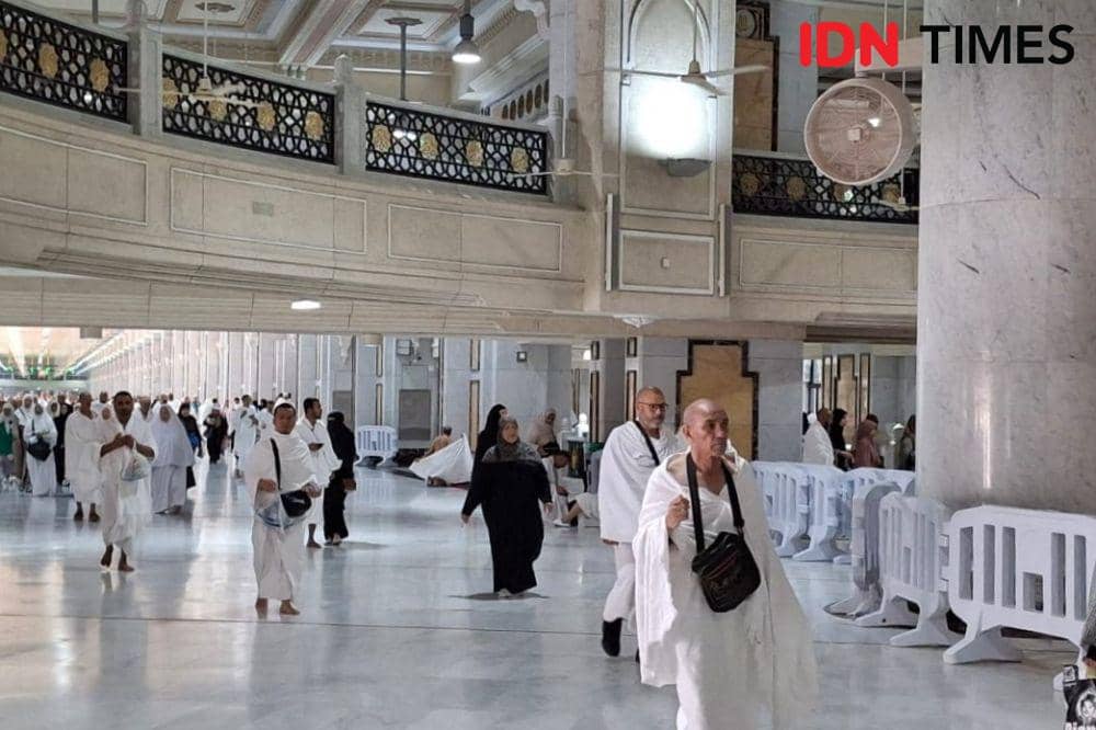 Suasana Mas'a atau tempat sai. (IDN Times/Faiz Nashrillah)