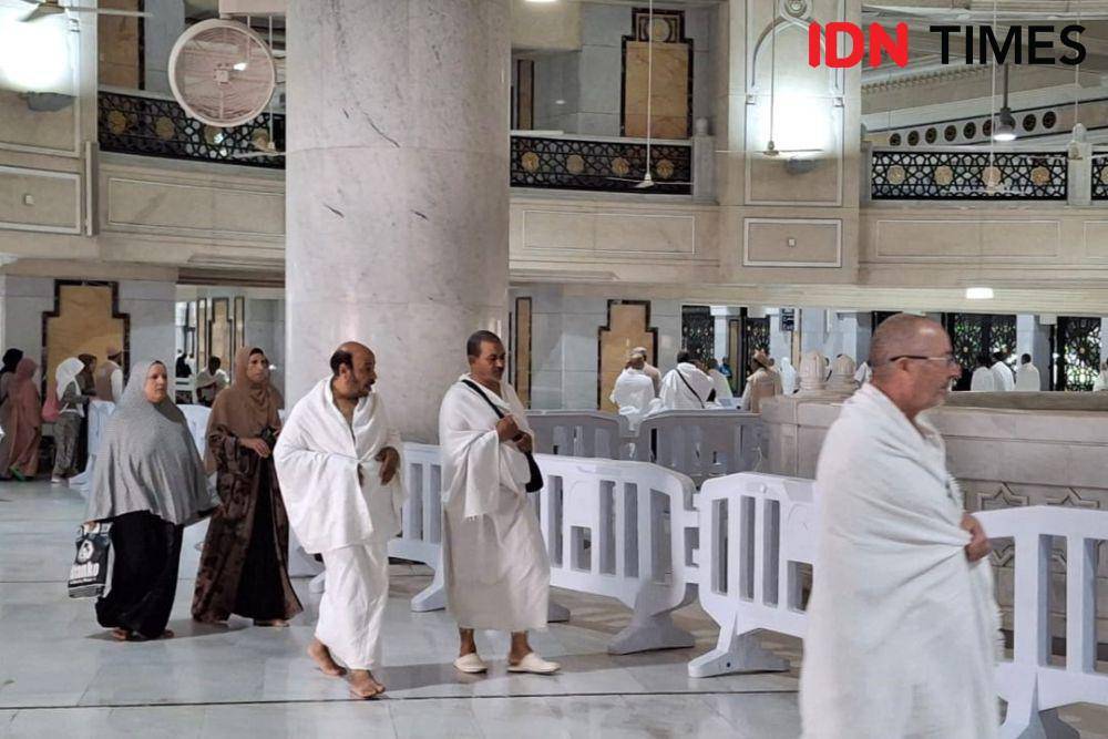 Suasana Mas'a atau tempat sai. (IDN Times/Faiz Nashrillah)