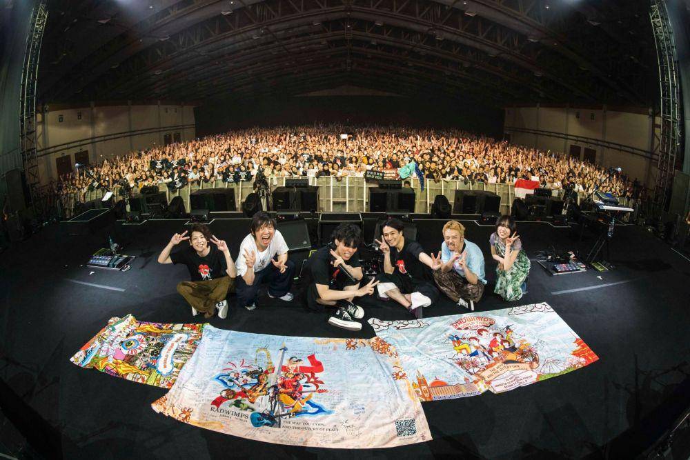 potret konser RADWIMPS di Jakarta (x.com/yojinoda1)