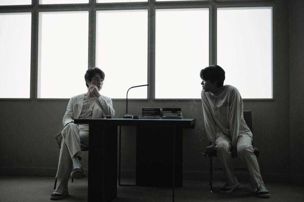 Park Jeong Min dan Ryu Jun Yeol di The 8 Show (dok. Netflix/The 8 Show)