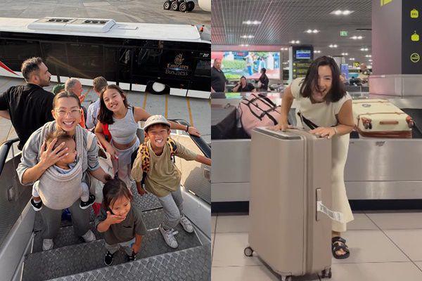 7 Potret Jennifer Bachdim Traveling Bareng 4 Anak Tanpa Suami