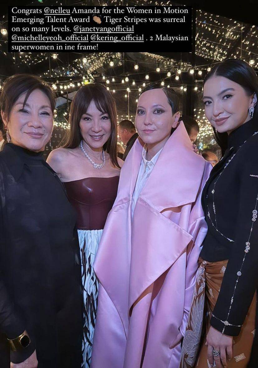 potret Raline Shah di acara Woman in Motion Emerging Talent Award (Instagram.com/ralineshah)