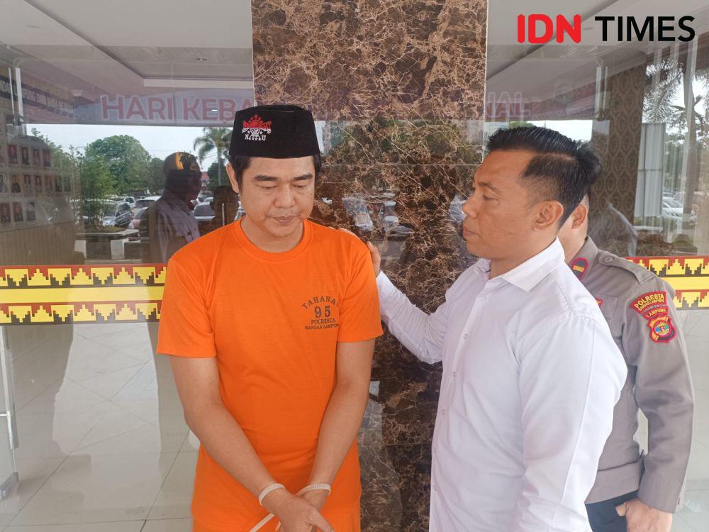 Begini Pengakuan Tersangka Bom Molotov di Rumah Sekretaris NU Lampung