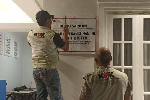 KPK sita rumah eks Pejabat Kementan, Muhammad Hatta di Sulawesi Selatan. (dok. KPK)