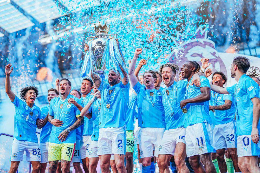 Manchester City menjuarai English Premier League 2023/2024. (twitter.com/ManCity)