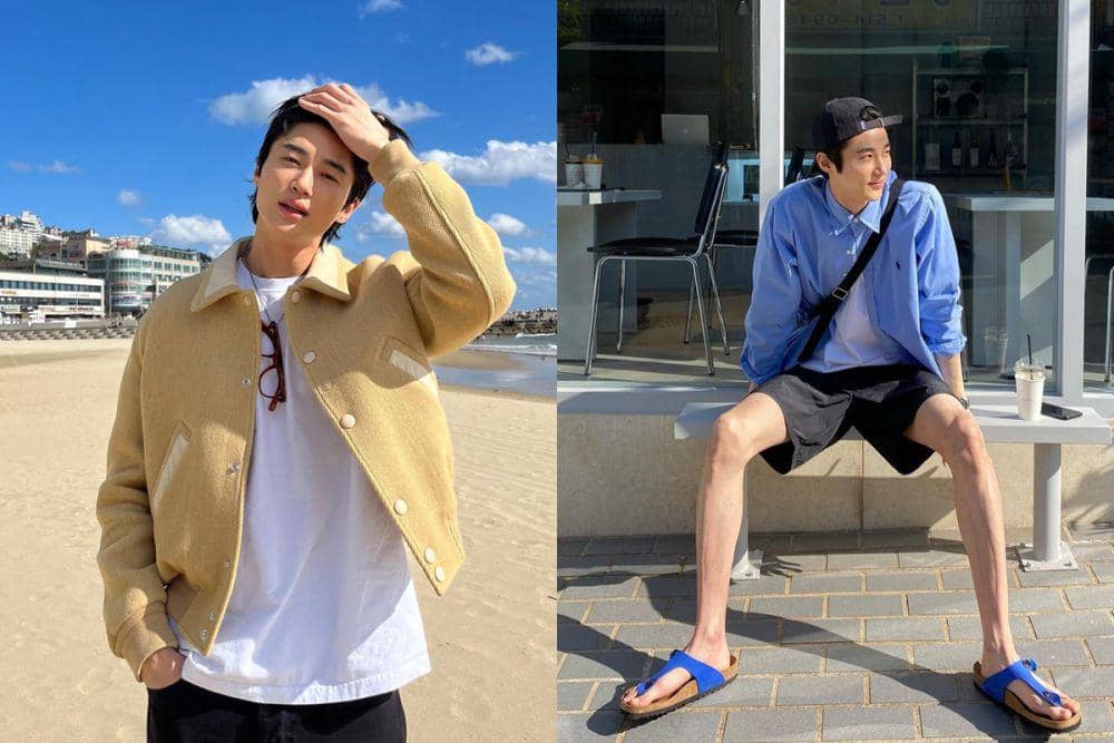 7 Inspirasi OOTD Liburan ala Byeon Woo Seok, Modis Anti Ribet!