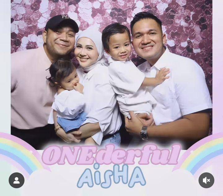 Ulang tahun pertama Aisha (Instagram.com/kesharatuliu05)