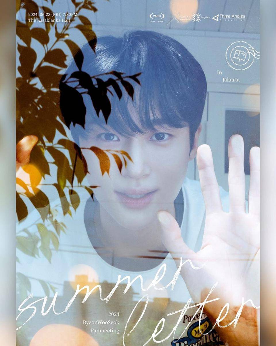Poster Fan Meeting Byeon Woo Seok (instagram.com/threeanglesproduction)