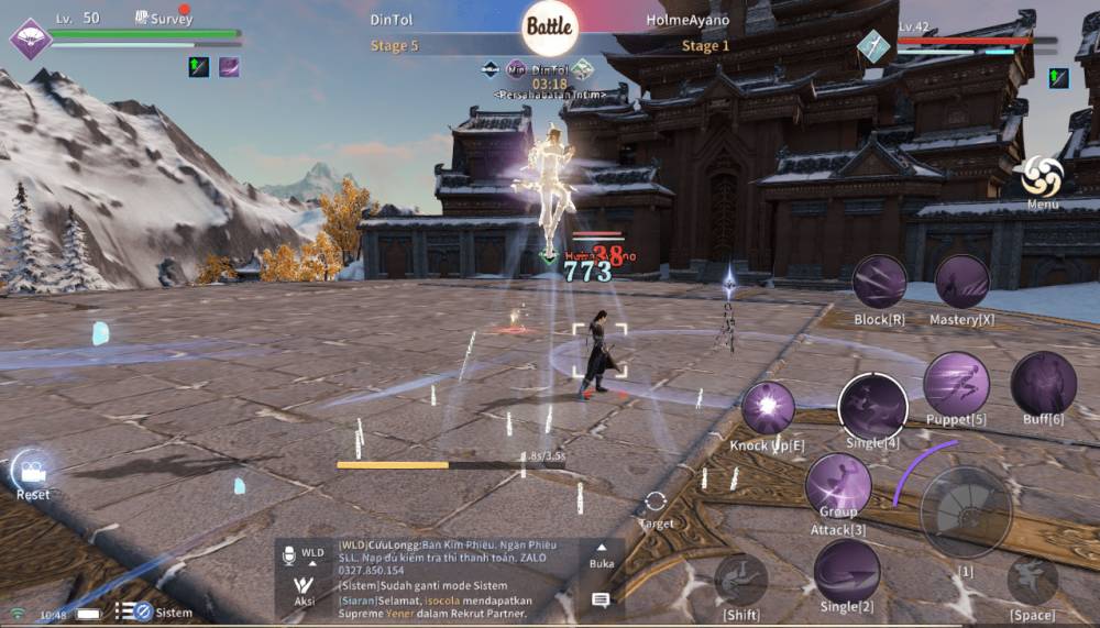 Duel Arena di Moonlight Blade M (dok. VNGGames International/Moonlight Blade M)