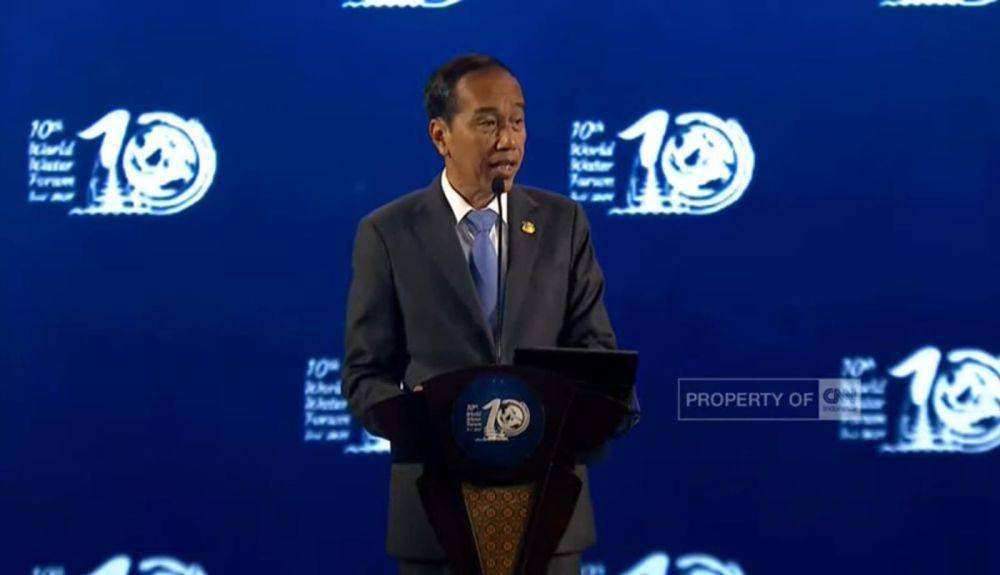 Presiden Jokowi resmikan World Water Forum ke-10 di Bali (YouTube.com/Sekretariat Presiden)