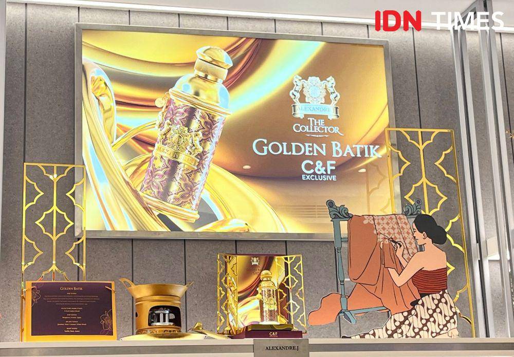 Launching Golden Batik dari C&F dan Alexandre.J pada Senin (20/5/2024) di C&F Store Kota Kasablanka Mall (IDN Times/Nisa Zarawaki)