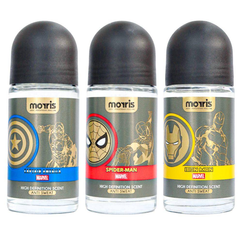 Morris | Marvel Edition Deodorant Roll On (shopee.co.id/Morris Parfume Official Shop)