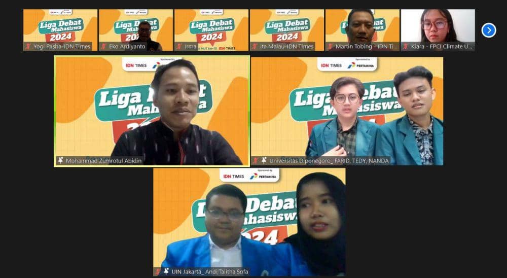 Liga Debat Mahasiswa IDN Times, UIN Jakarta Tumbangkan Undip Semarang