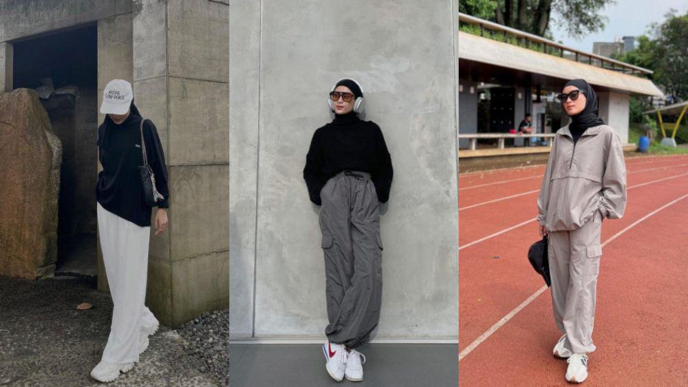 11 Inspirasi Style Sporty ala Nindi Ayuningtyas, Selalu Trendy!