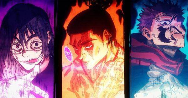 Mahito, Todo, dan Yuji melepaskan potensi penuh ( Dok. Mappa / Jujutsu Kaisen 2 )