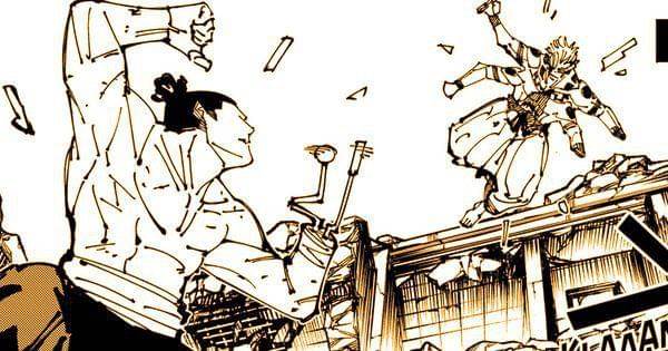 Todo memakai alat barunya saat melawan Sukuna ( Dok. Shueisha / Jujutsu Kaisen )