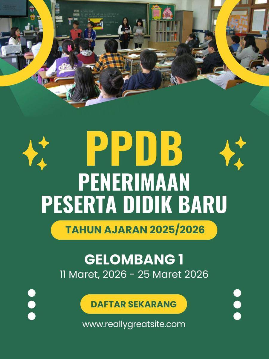 brosur penerimaan siswa baru (canva.com)
